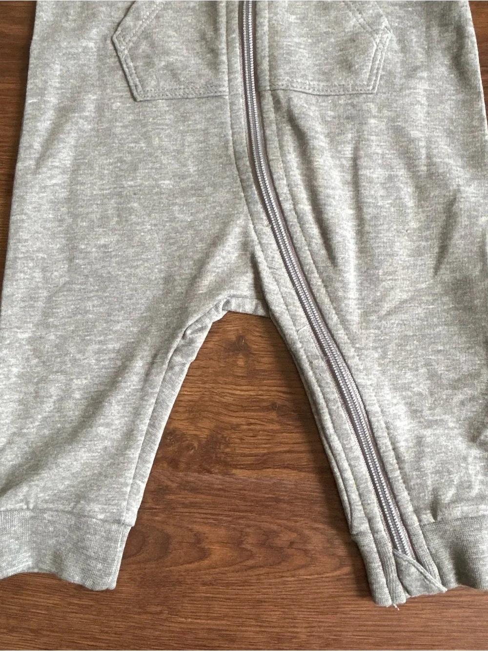 Nike Hooded Romper Dark Heather Gray 6m